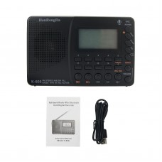 K-603 Bluetooth MP3 Player Recorder Full Band Radio AM FM SW Stereo Radio Recorder Digital Display