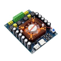 XH-A120 Digital Power Amplifier Board TDA7498E 200Wx2 With Remote Controller Support U Disk TF Card