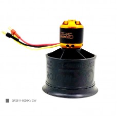 QF2611-5000KV CW 50MM 12-Blade Ducted Fan Motor EDF Motor Set For Remote Control Model Aircraft