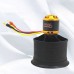 QF2611-5000KV CCW 50MM 12-Blade Ducted Fan Motor EDF Motor Set For Remote Control Model Aircraft