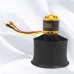 QF2611-3300KV CCW 50MM 12-Blade Ducted Fan Motor EDF Motor Set For Remote Control Model Aircraft