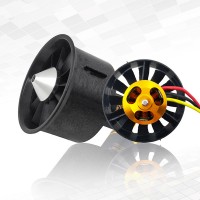 QF2822-3800KV 64MM Ducted Fan Motor 12-Blade EDF Remote Control Model Airplane Brushless Motor