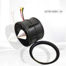 QF3748-1450KV 90MM EDF Motor Ducted Fan Motor 12-Blade 6S RC Model Airplane Brushless Motor