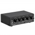 B056 Front Stereo EQ Effector Stereo Preamplifier Treble Mid-Tone Bass For 3 Mixers USB 5V Powered