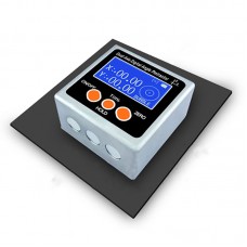 Dual Axis Digital Angle Protractor High Precision Inclinometer ±40° One Magnetic Side Metal Shell