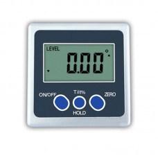 One-Axis Digital Angle Protractor High Precision Inclinometer 4x90° One Magnetic Side Metal Shell