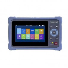 OTDR-4000S Mini-OTDR 100KM Optical Time Domain Reflectometer Kit 1550NM 24DB w/ 4.3" Touch Screen