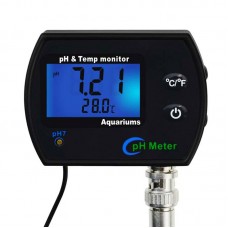 PHM-245 PH Meter PH & Temp Monitor Water Quality Meter w/ Backlight Continuous Monitor Aquariums Spa