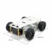 Mini Ackerman Car Chassis Kit Photoelectric Encoder 8V Motor Reduction Ratio 1:10 Digital Servo