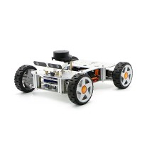 Ackerman ROS Car Robot Chassis Assembled For Raspberry Pi 4B RPLIDAR A2 Normal Type Load 10KG