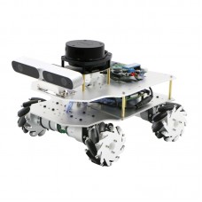 Mecanum Wheel ROS Car Robotic Car No Voice Module w/ A1 Standard Radar For Raspberry Pi 4B 2GB