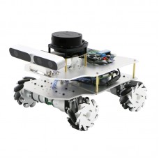 Mecanum Wheel ROS Car Robotic Car No Voice Module w/ A2 Radar ROS Master For Raspberry Pi 4B 4GB