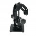 3-Axis Mechanical Robot Arm 3-DOF Robotic Arm + 3pcs 42 Gear Motors Aluminum Alloy 6061 Black       