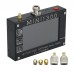 HamGeek Mini1300 0.1-1300MHz HF/VHF/UHF Antenna Analyzer with 4.3" Touch Screen Aluminum Alloy Shell