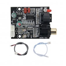 DAC Digital Decoder 24 Bit 192K Optical Fiber Coaxial Decoding Board CS8416+CS4344 For Amplifier