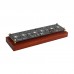 IN14 Glow Tube Clock Fluorescent Nixie Clock Display Time Date Temperature Assembled (without Tubes)