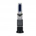 Handheld Brix Refractometer Brix Meter ATC Saccharimeter for Sugar Fruit Food Beer 0~50% Test Range 