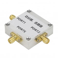 1.2GHz-2GHz GPS Antenna Power Divider Power Splitter Combiner 1 Way Input 2 Way Output w/ CNC Shell 