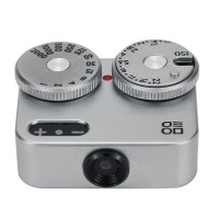 DOOMO Meter D Hot Shoe Light Meter For Dual Lens Reflex Camera 120/135 RangeFinder Leica (Silver)