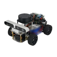 Ackerman/Differential ROS Robotic Car No Voice Module w/ A1 Standard Radar For Raspberry Pi 4B 2GB