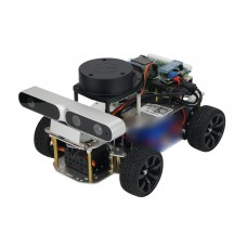Ackerman/Differential ROS Robotic Car No Voice Module w/ A1 Standard Radar For Raspberry Pi 4B 2GB