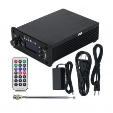 EL-15S FM Broadcast Transmitter Timing Wireless Broadcasting 0.1-7W w/ Antenna For U Disk MP3