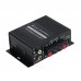 AK-170 Mini Amplifier 20+20W HiFi Stereo Amp 2 Channel Power Amplifier With Blue LED Light Ring