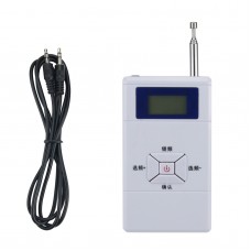 HRD-808 FM Radio Transmitter Mini FM Transmitter Digital Display Adjustable 70-108MHz Cover 50M