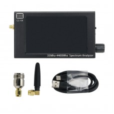 GS-100 Mini Handheld Spectrum Analyzer 35MHz-4400MHz 4.3-Inch TFT Color LCD 480*800 0.5PPM TCXO