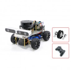 Ackerman/Differential ROS Robotic Car No Voice Module w/ A2 Radar ROS Master For Raspberry Pi 4B 4GB