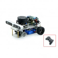 Differential ROS Car Robotic Car No Voice Module w/ A1 Standard Radar Master For Raspberry Pi 4B 2GB