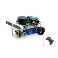 Differential ROS Car Robotic Car No Voice Module w/ A1 Standard Radar Master For Raspberry Pi 4B 4GB