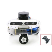 Omni Wheel ROS Car Robotic Car No Voice Module w/ A1 Standard Radar Master For Raspberry Pi 4B 2GB