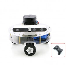 Omni Wheel ROS Car Robotic Car No Voice Module w/ A1 Standard Radar Master For Raspberry Pi 4B 4GB