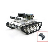 Tracked Vehicle ROS Car Robotic Car No Voice Module w/ A1 Standard Radar For Raspberry Pi 4B 4GB