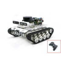 Tracked Vehicle ROS Car Robotic Car w/ Voice Module A1 Customized Radar For Raspberry Pi 4B 2GB