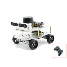 4WD ROS Car Robotic Car With Voice Module A1 Standard Radar ROS Master For Raspberry Pi 4B 4GB