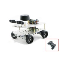 4WD ROS Car Robotic Car With Voice Navigation Module A2 Radar ROS Master For Raspberry Pi 4B 4GB
