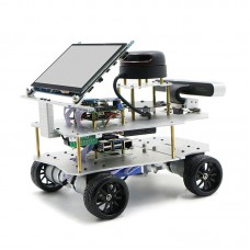 4WD ROS Car Robotic Car Comes With 7" Touch Screen A2 Radar ROS Master For Jetson Nano B01 4GB