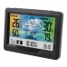 FanJu 3383F Wireless Weather Station Weather Clock Alarm Clock Display Temperature Humidity Date