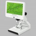 ANDONSTAR AD108 200X Digital Microscope 2MP Electronic Magnifier 7" LCD Plastic Stand Black Monitor