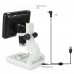 ANDONSTAR AD108 200X Digital Microscope 2MP Electronic Magnifier 7" LCD Plastic Stand Black Monitor