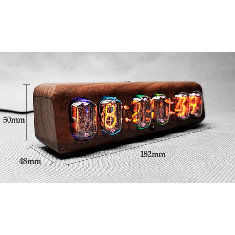 Soviet IN12 Glow Tube Clock Bluetooth Nixie Tube Clock Electronic Alarm