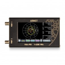 ARINST VNA-PR1 1-6200 MHz VNA 2-Port Vector Network Analyzer RF Reflectometer w/ 4" Touch Screen