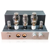 Oldchen HI-FI Stereo Tube Amplifier 300B 9Wx2 Class A Standard Version Bluetooth Tube Amp Silver