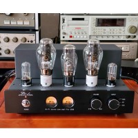 Oldchen HI-FI Stereo Tube Amplifier 300B 9Wx2 Class A Standard Version Bluetooth Tube Amp Black