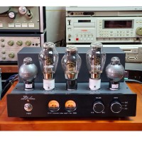 Oldchen HI-FI Stereo Tube Amplifier 300B 9Wx2 Class A Singled Ended Amplifier w/ 274B Tube Black