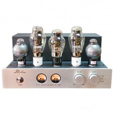 Oldchen HI-FI Stereo Tube Amplifier 300B 9Wx2 Singled Ended w/ 274B Tube Bluetooth Tube Amp Silver