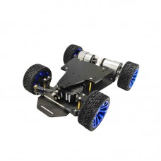 RC Car Chassis Smart Robot Chassis Assembled Faster Version Servo Steering With Bus Encoder Motor