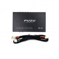 PUZU PZ-C7 Car DSP Amplifier ISO Wiring Harness 4x150W Car Audio Amp 6CH Output 12V For Nissan